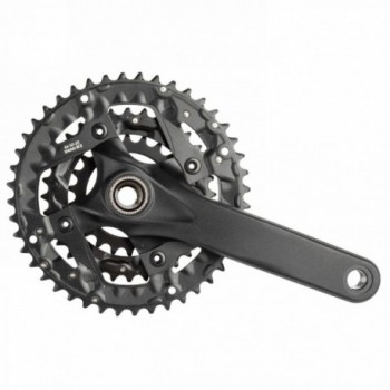 Crankset, for 9-speed, 170 mm aluminium crank, aluminium chainring 44 t./ 32 t. /22z steel chainring (all interchangeable), - 2