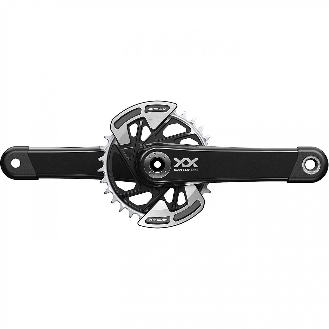 Guarnitura sram xx eagle dub wide 165mm 32t dm nera senza movimento centrale qf:174mm cl55 - 1 - Guarnitura - 0710845891915