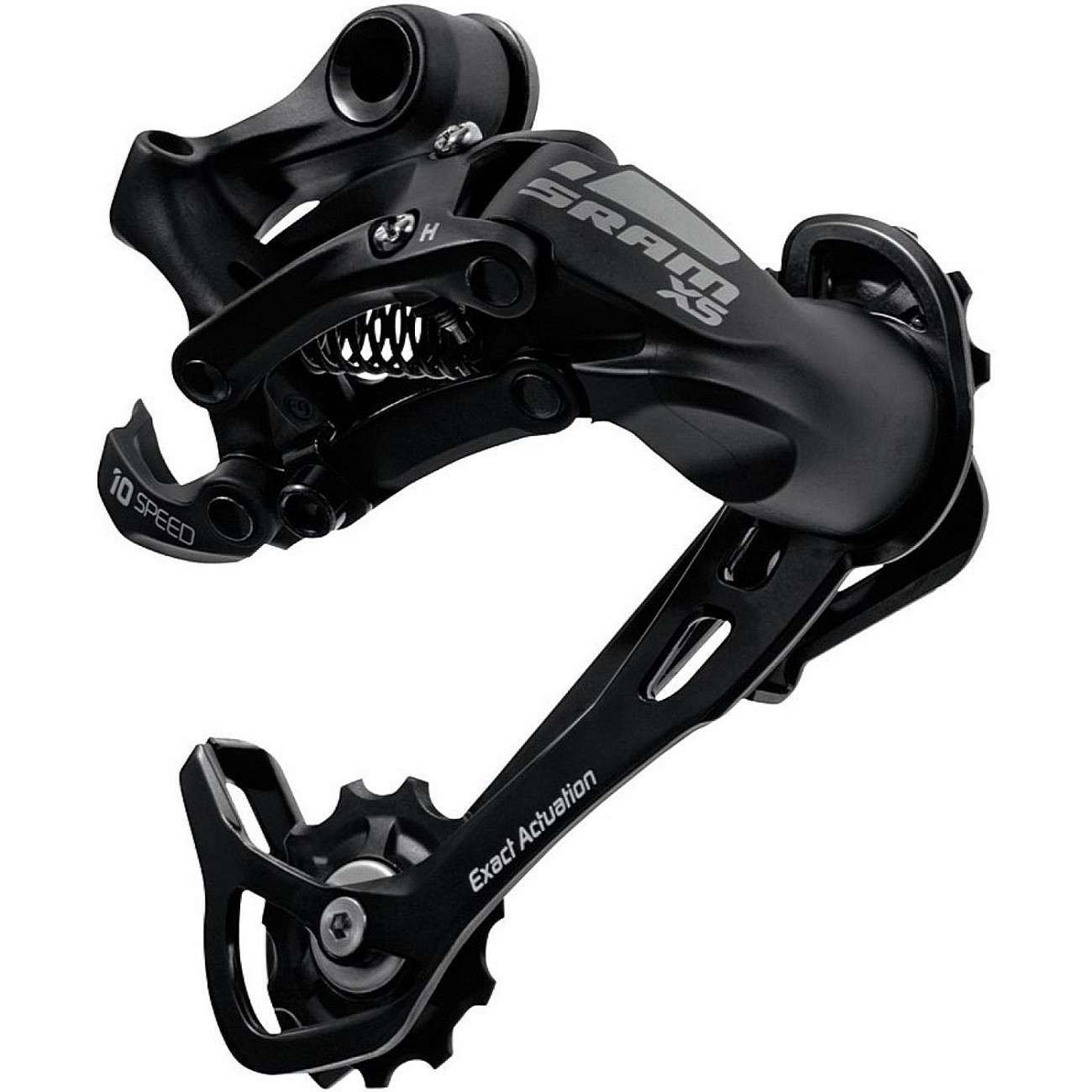 Rear derailleur x-5 10-speed medium cage aluminum black - 1