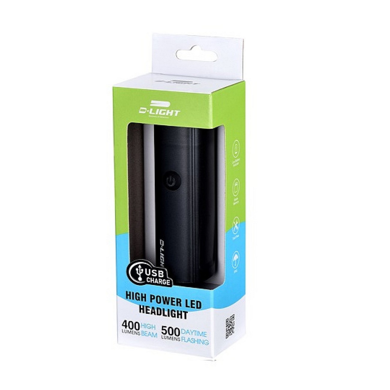 FANALE ANTERIORE RICAR USB CG-130P 400 LUMENS - 2 - Luci - 4712123260945