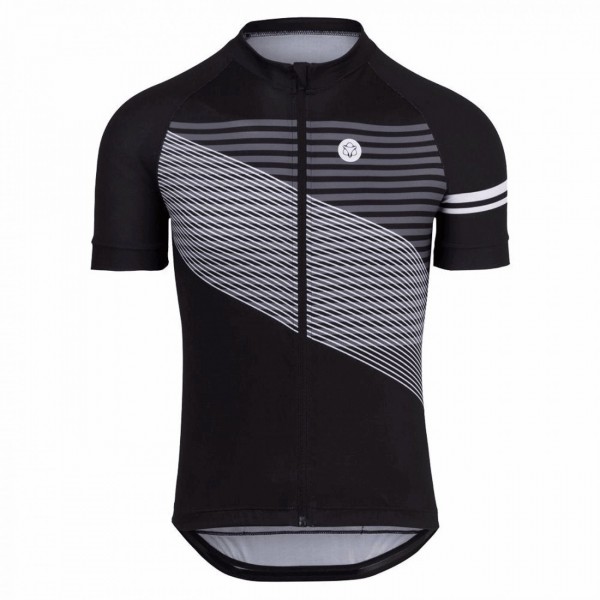 Maglia striped sport uomo nero - maniche corte taglia 2xl - 1 - Maglie - 8717565630796