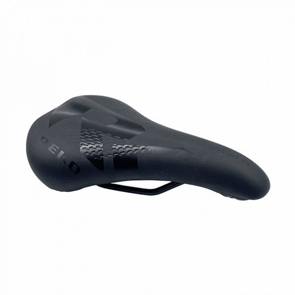 Junior mtb saddle 24 240x150mm non-slip black - 1