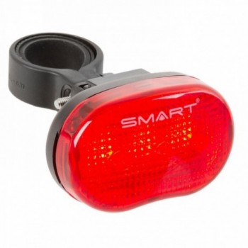 Luce lampeggiante intelligente, rossa, 3 led rossi, 3 funk., con batterie, ek, senza numero di test tedesco, con supporto per re