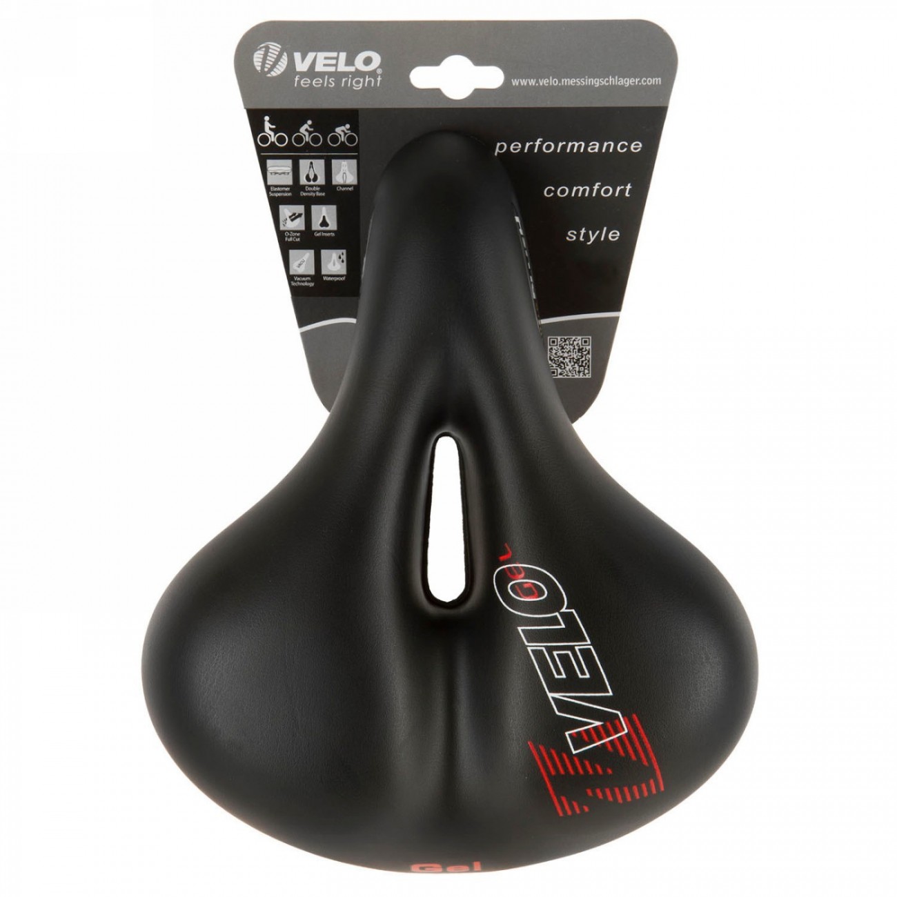 Sella velo, 254 x 200 mm, senza morsetto, telaio in acciaio con sospensione in elastomero, sottopiede - 4 - Selle - 401549325133