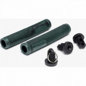 Perfect grip remolino verde oscuro/negro sin brida 165 mm x 29 5 mm incluye barras de cuña adicionales para llaves  - 1