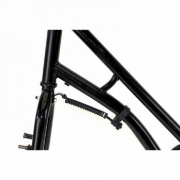 Steering damper (for bicycles with 2-leg stand), suitable for tube diameters 28.6 - 31.8 mm, with mounting instructions, in the 