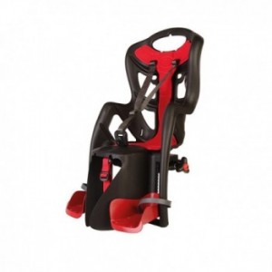 BLACK/RED REAR PEPPER SEAT - 1