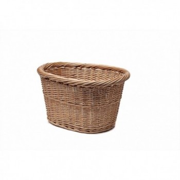 Extra size oval wicker basket 41 x 32 x 24cm - 1