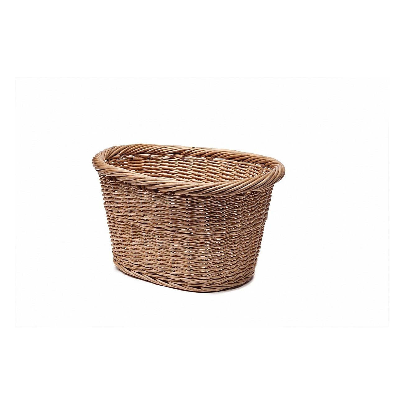 Extra size oval wicker basket 41 x 32 x 24cm - 1