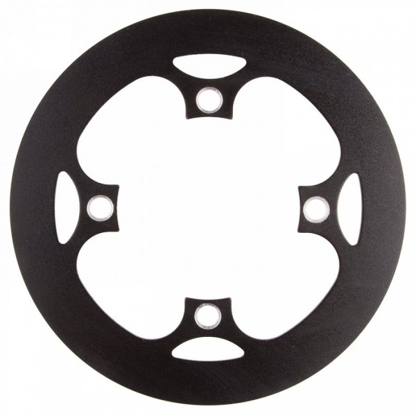 Chain guard pd-g-104-sl, aluminium, for hole circle 104mm, for 42 teeth, black anodised, with euro hole card - 1