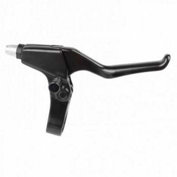 Brake lever, 2-3 fingers, right, with locking button for v-brake, black, mv - 1