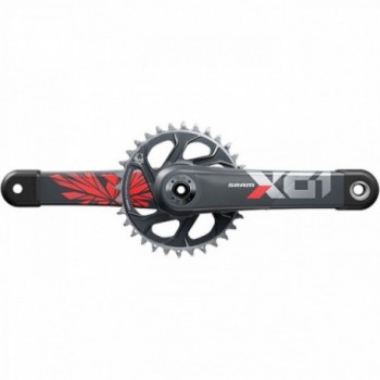 Pédalier sram x01 eagle boost 148 dub 12v 170 w direct mount 32t x-sync 2 plateaux - 1