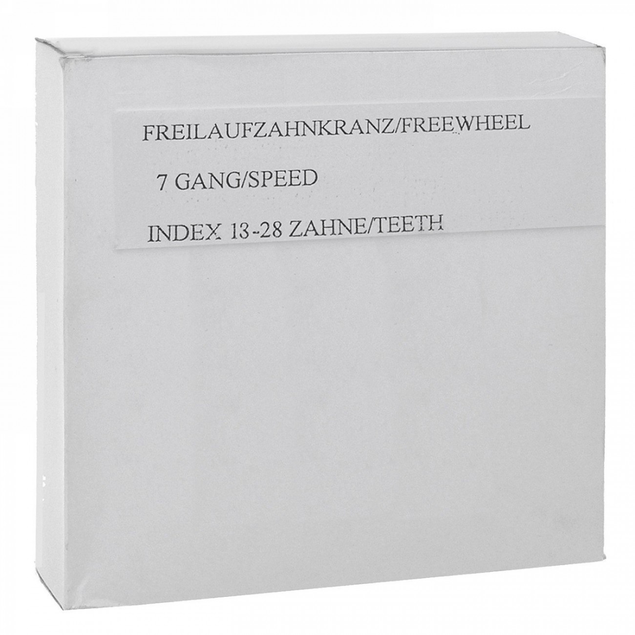 Freilaufzahnkranz, 7-fach, index, 13-28 zähne, schwarz/braun, ek - 2