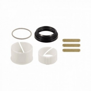 Service kit for internal hollow model diameter 27.2mm 85mm/105mm of travel 421750601/0651. the kit includes 2 bushings in - 1