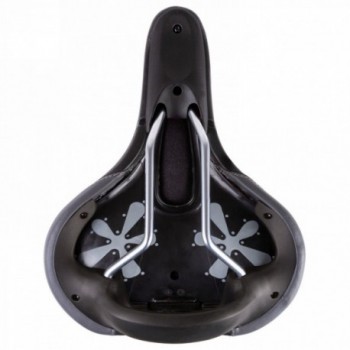 selle velo plush, pour femme, 272 x 212 mm, noir, avec poignée, sur carte - 2