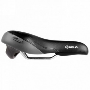 Saddle velo plush, for women, 272 x 212 mm, black, with handle, on card - 3