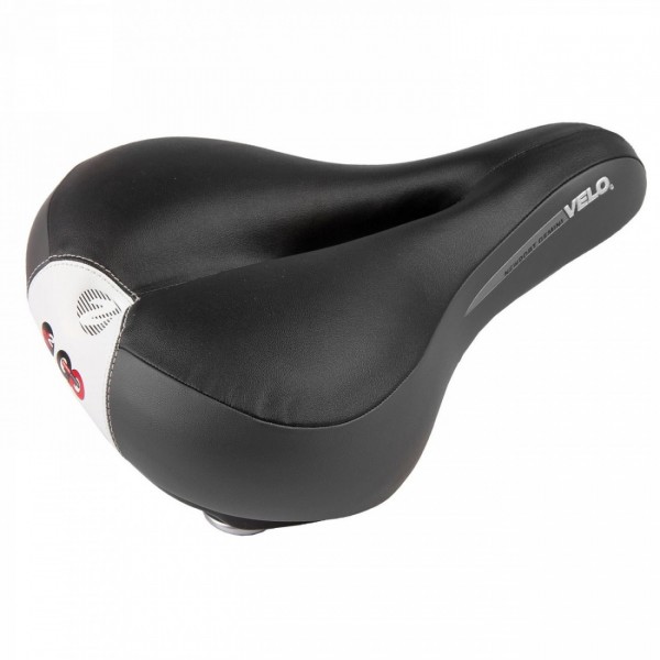 selle 'velo' newport gemini, 270 x 211 mm, sans collier de serrage, cadre en acier, seulement 858g, sur carte - 1