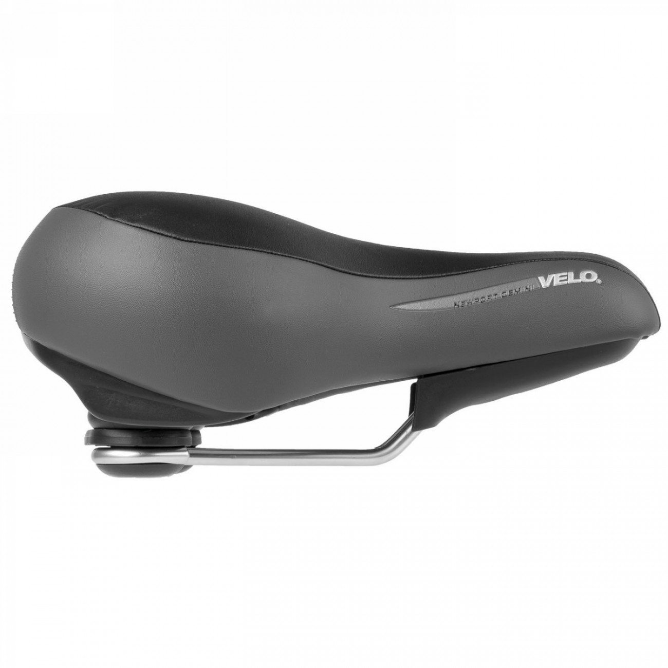 selle 'velo' newport gemini, 270 x 211 mm, sans collier de serrage, cadre en acier, seulement 858g, sur carte - 2