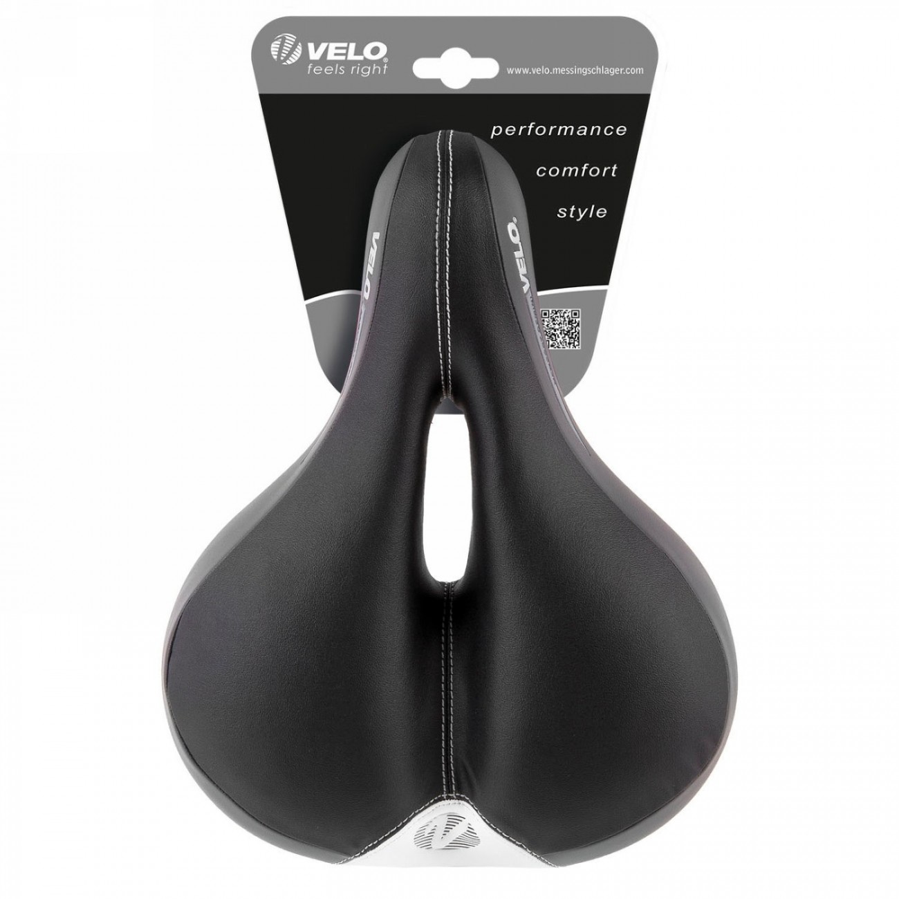 Sella 'velo' newport gemini, 270 x 211 mm, senza morsetto, telaio in acciaio, solo 858 g, su scheda - 4 - Selle - 4711946192679