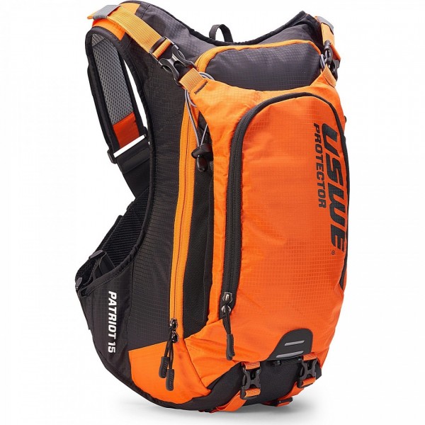 Uswe sac à dos patriot 15 15 litres orange-noir - 1