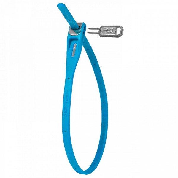 Blue z lok (reusable) padlock, with key, 42 cm, am - 1