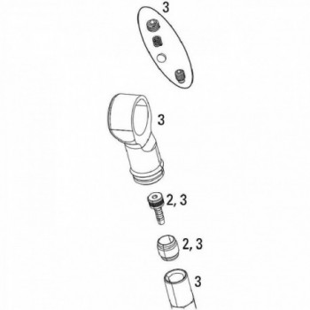 Rear shock hose fitting kit - (includes banjo compression fitting & threaded ba - 1