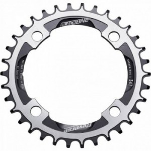 Reverse chainring black one 104mm 34t narrow-wide black-silver - 1