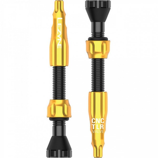 Lezyne tubeless valve cnc 44mm gold - 1