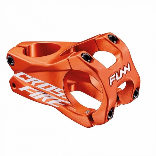 Crossfire 31.8x35mm mtb stem in aluminum angle 0° orange - 1