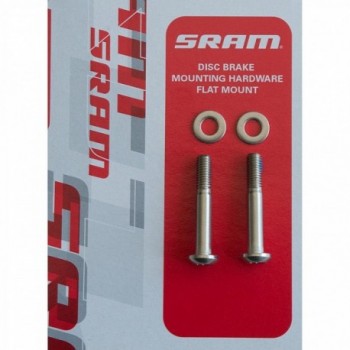 Bracket mounting bolts - stainless t25 27mm (2 pcs) - flat mount caliper - 2