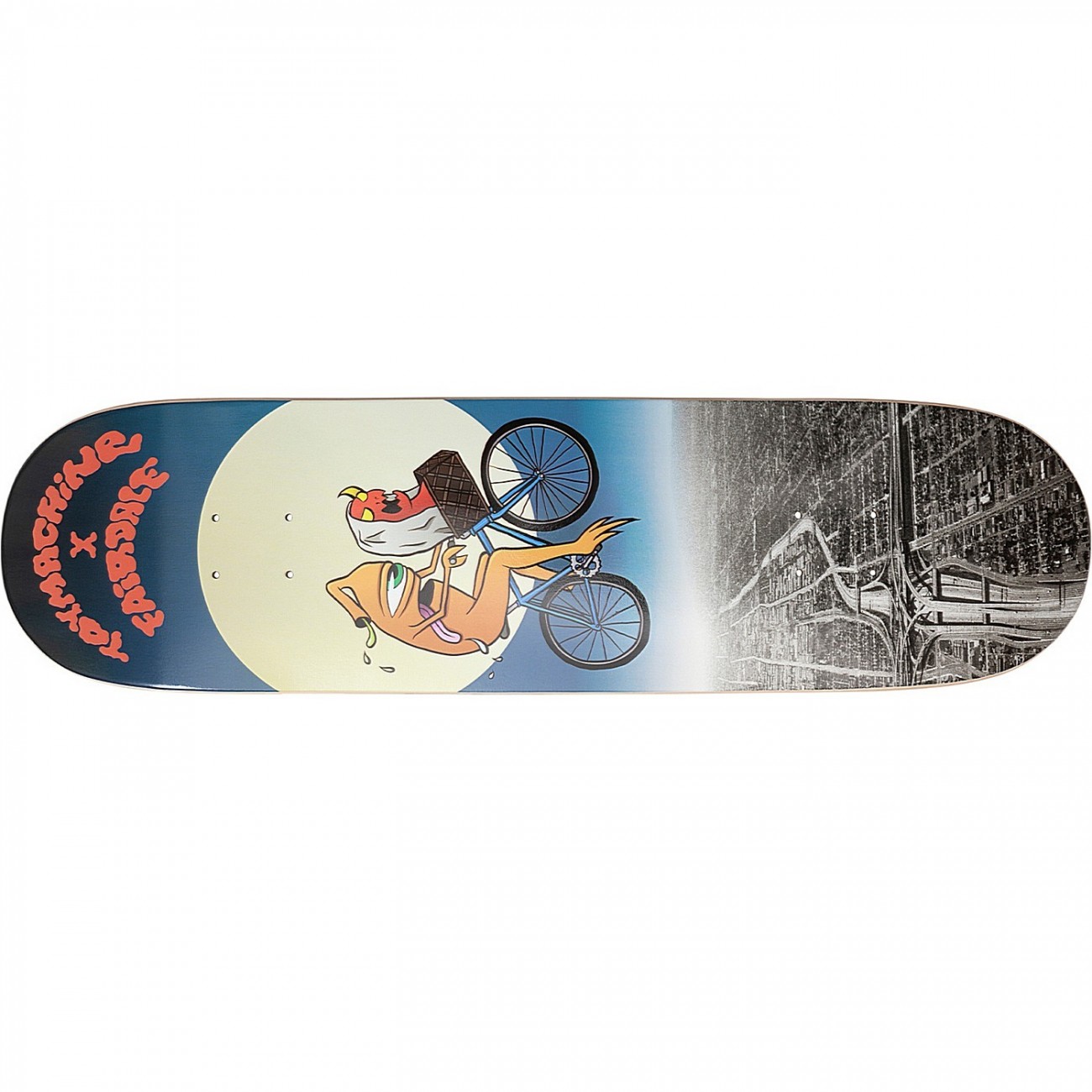 Skatedeck fairdale x toy machine 8.5" - rouge/bleu/gris ** édition limitée ** - 2