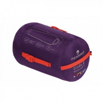 sacco diable 900 duvet rds down purple taglia - 3 - Sacchi a pelo - 8014044015649