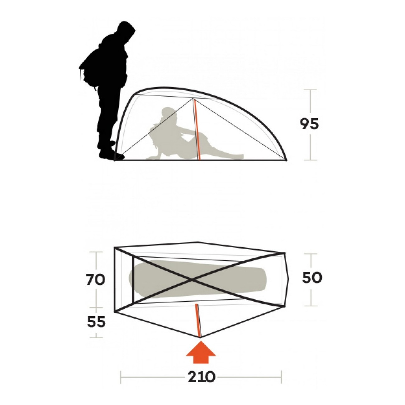 tenda nemesi 1 proverde oliva taglia 1 posto - 3 - Tende - 8014044988684