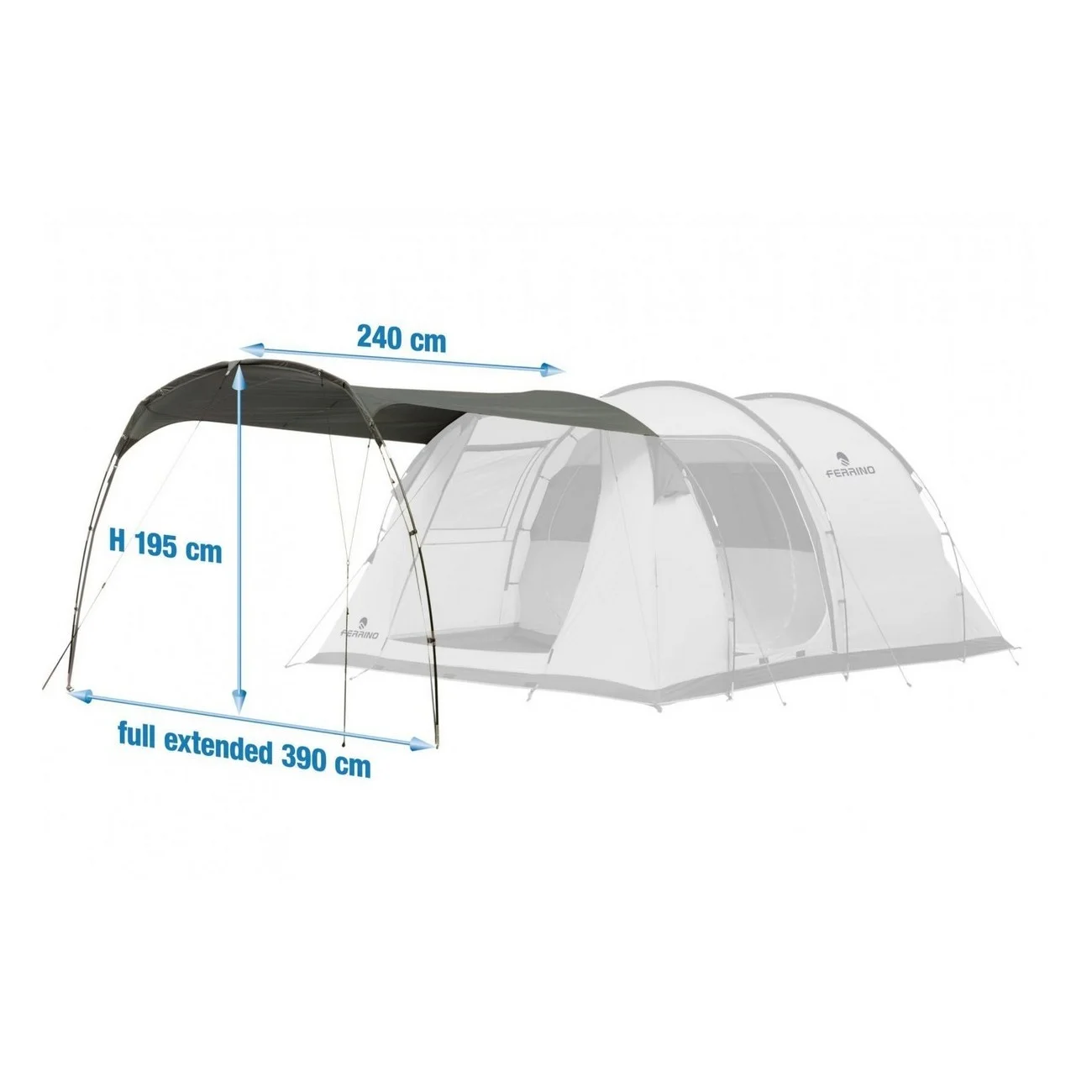 TENDA METEORA 5 mustard taglia 5 posti - 5