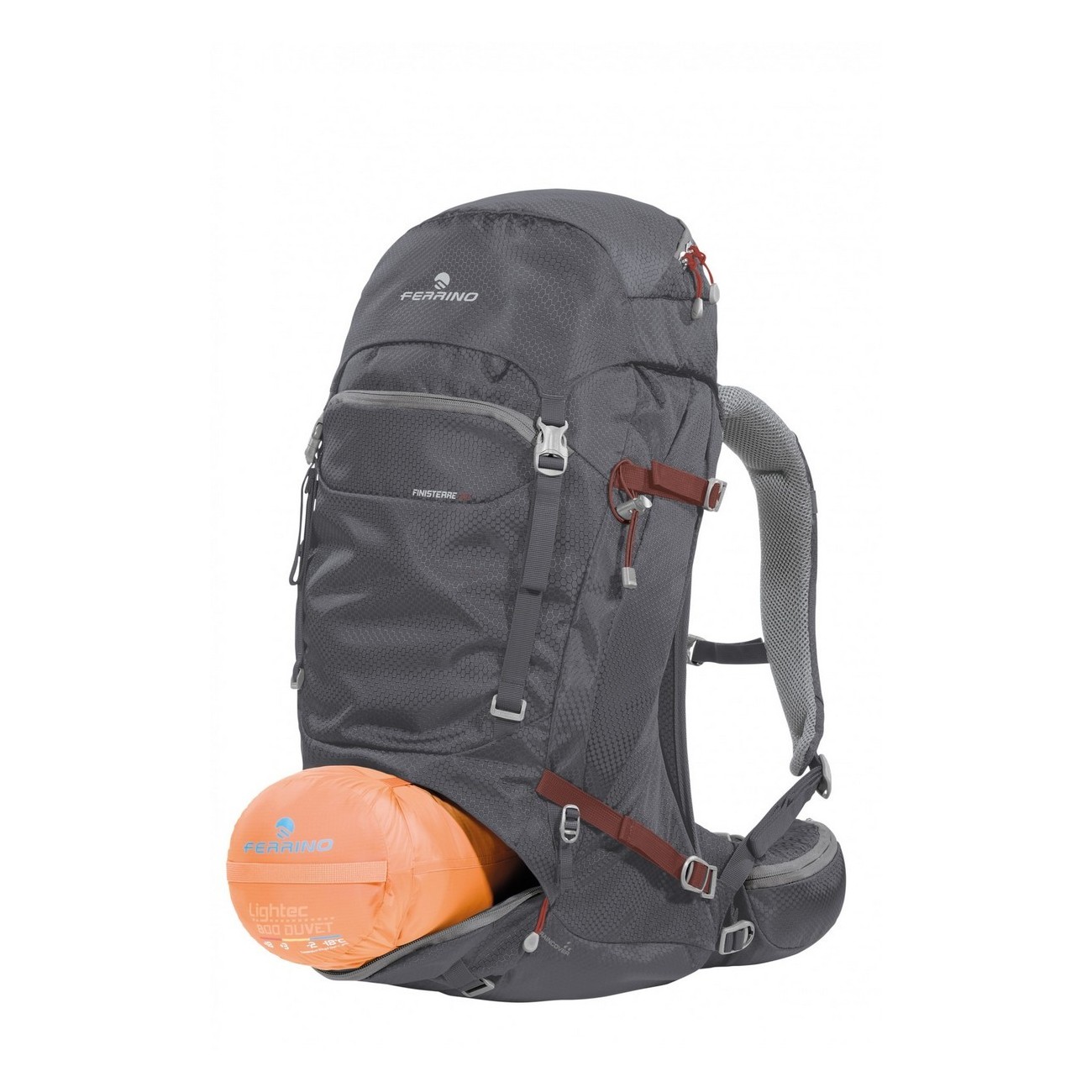 zaino finisterre 48 grigio scuro taglia 48l - 4