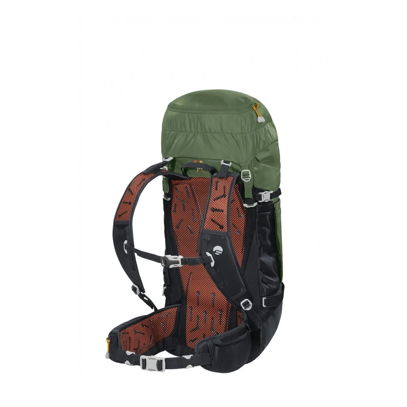 zaino triolet 32+5 verde taglia 32+5l - 2