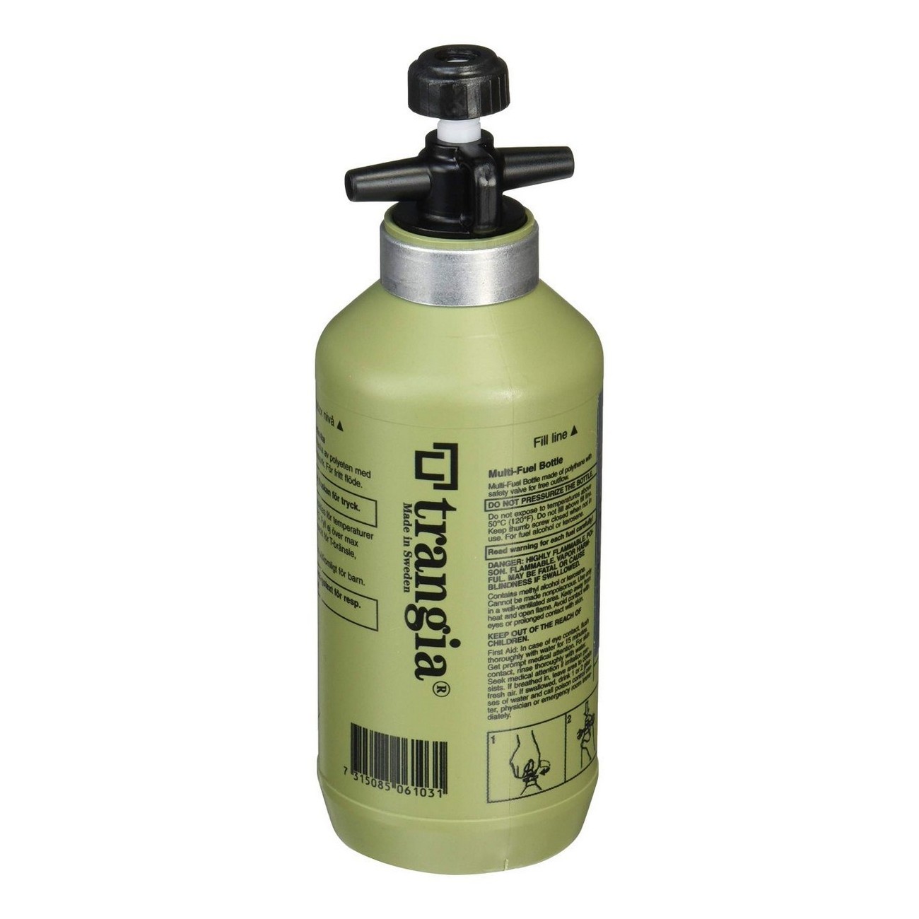 porta combustibile trangia 0,3 lt verde - 1