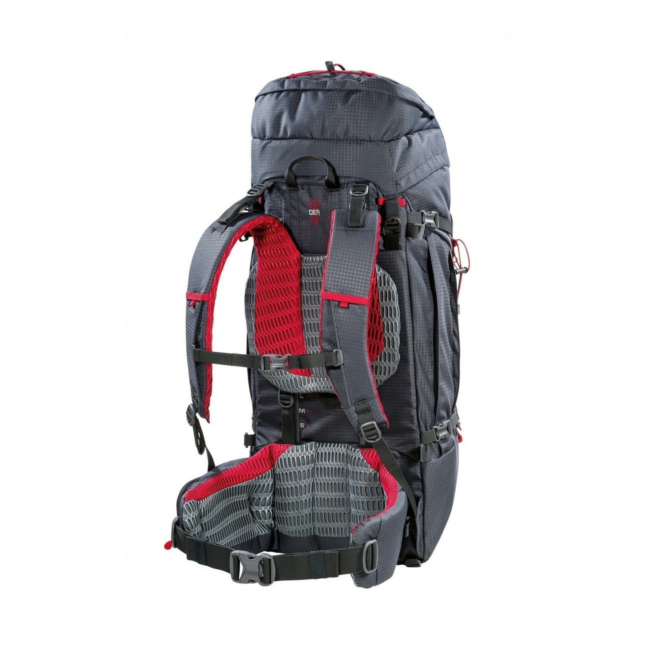 zaino overland 65 + 10 grigio scuro taglia 65+10l - 2