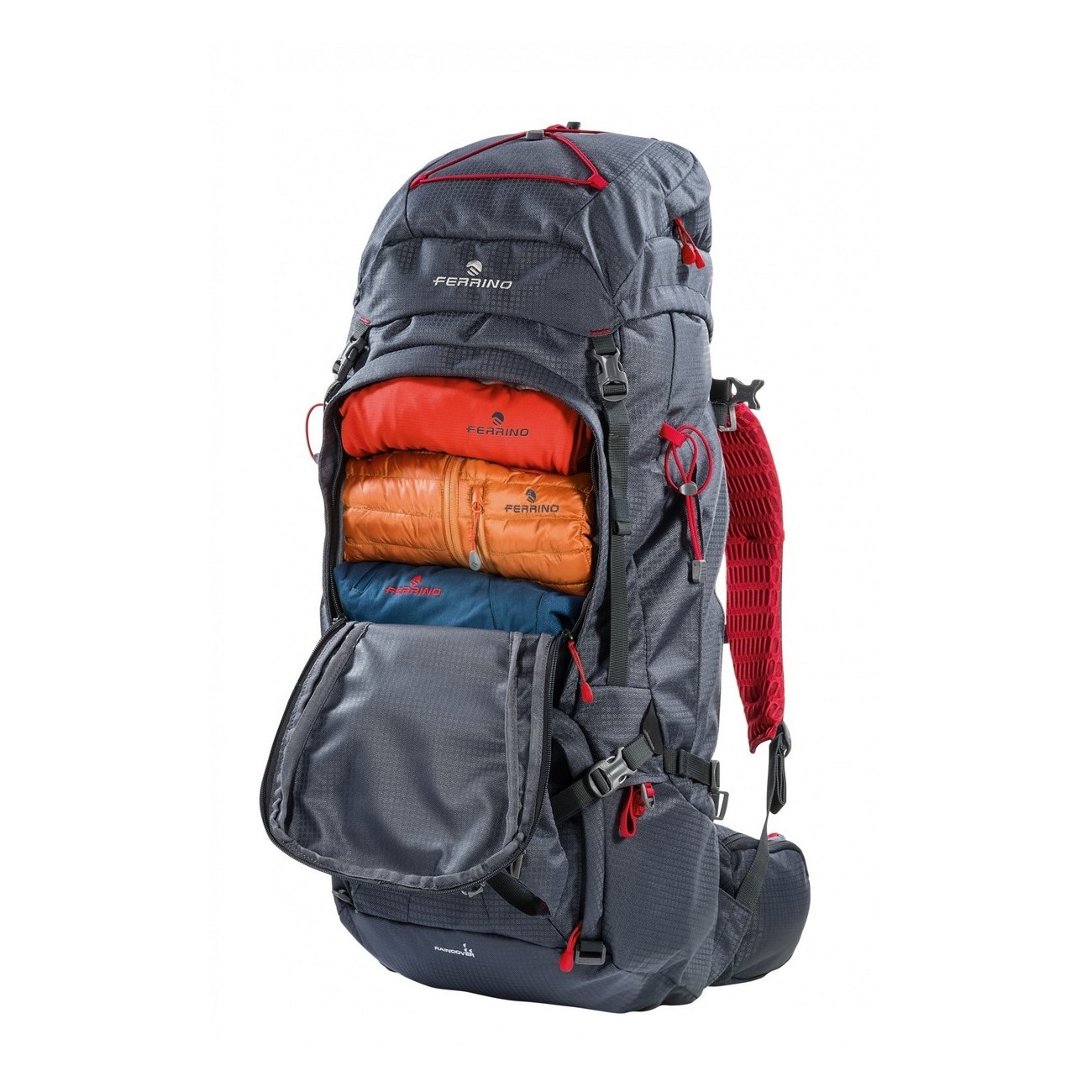 zaino overland 65 + 10 grigio scuro taglia 65+10l - 3