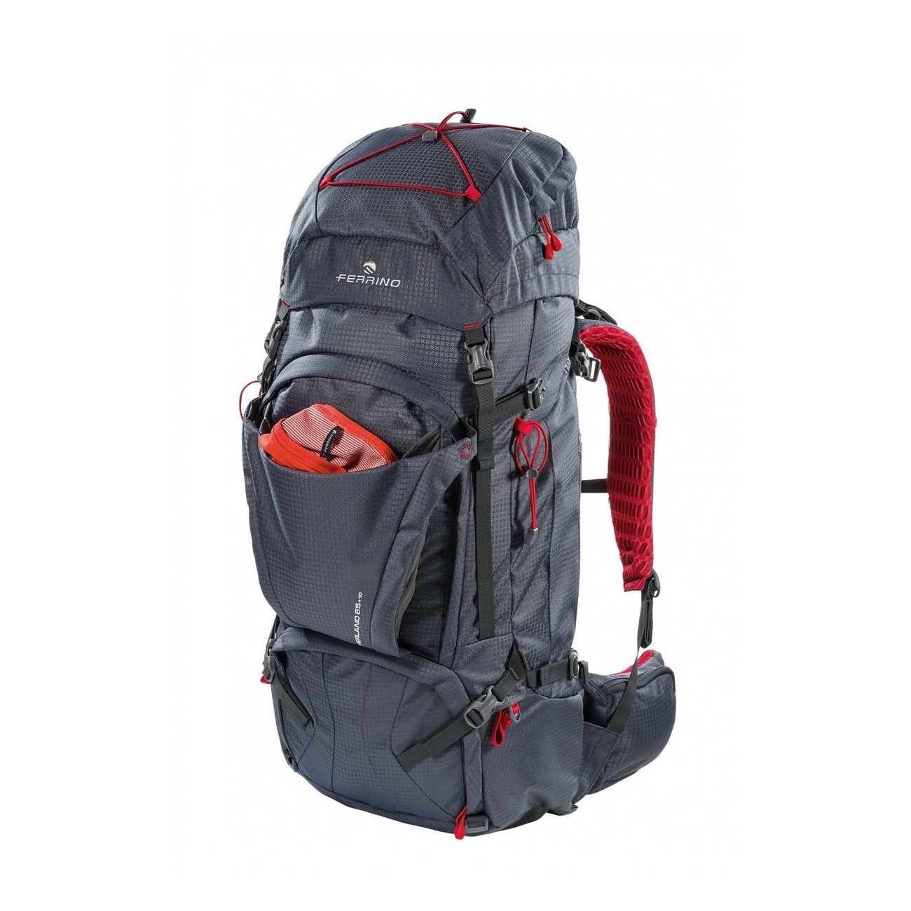 zaino overland 65 + 10 grigio scuro taglia 65+10l - 4