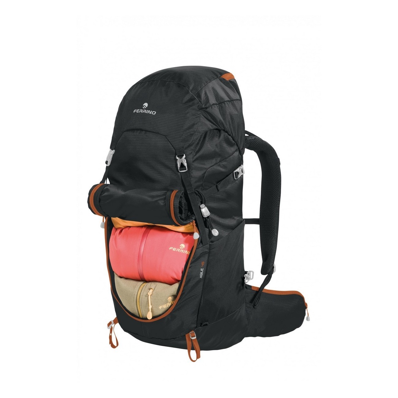 zaino agile 45 nero taglia 45l - 9