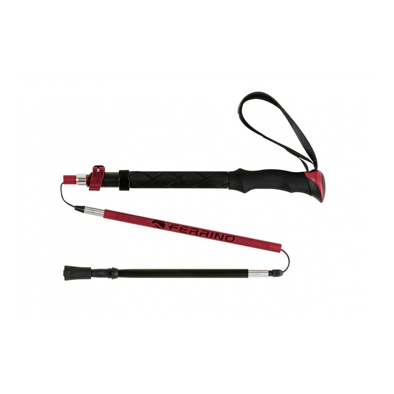 bastoncini trekking spantik rosso taglia unica - 1 - Bastoncini - 8014044996429