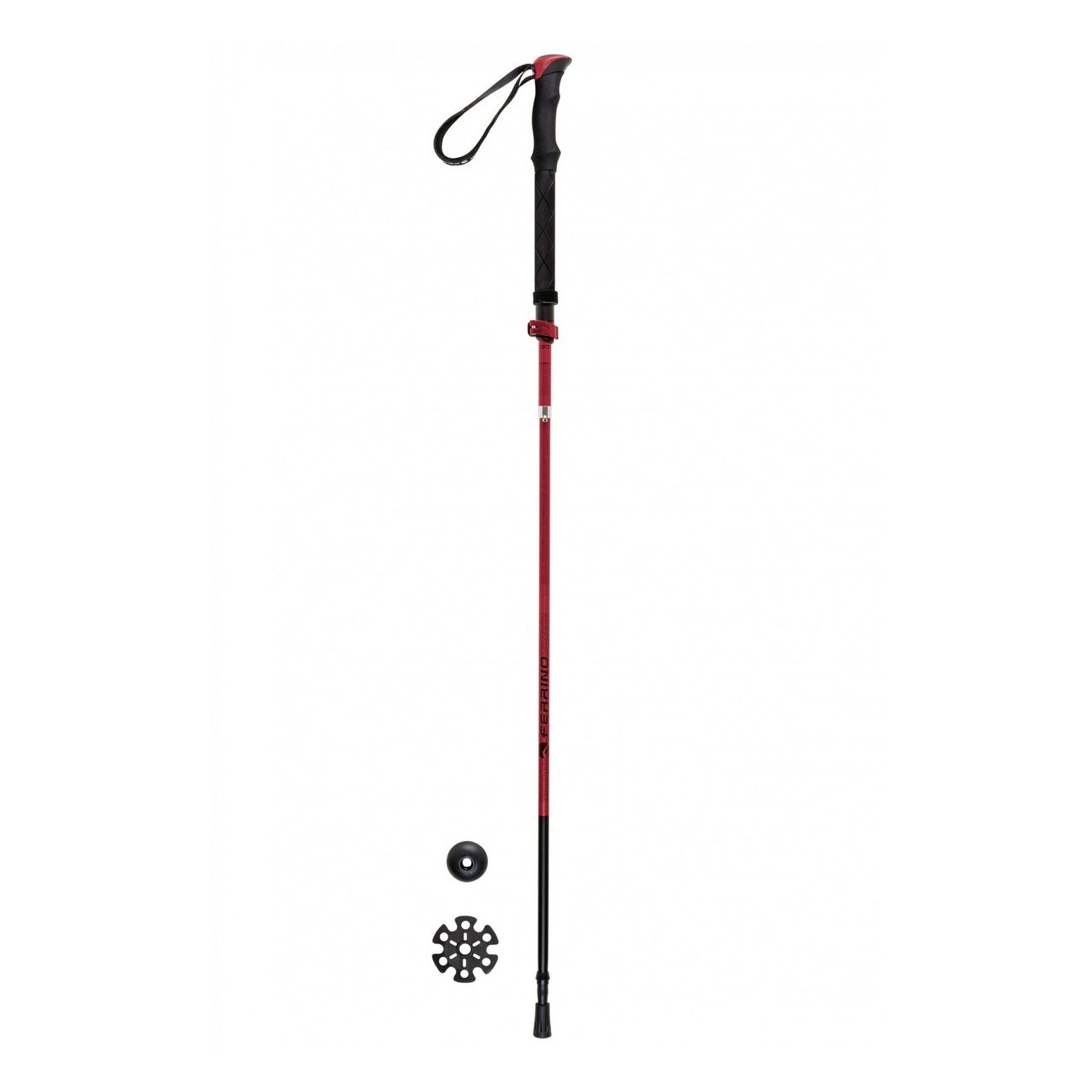 bastoncini trekking spantik rosso taglia unica - 2