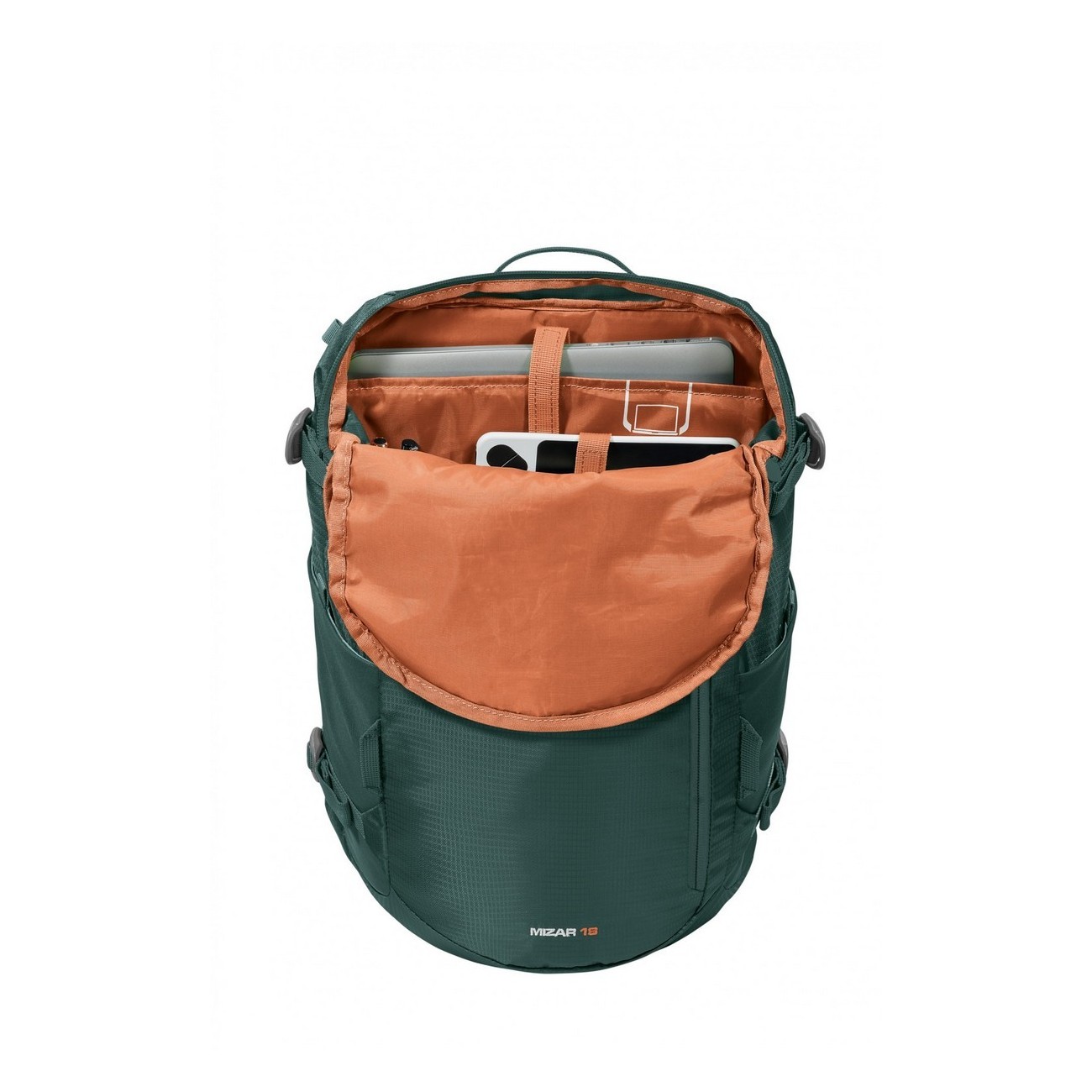 zaino mizar 18 verde taglia 18l - 3