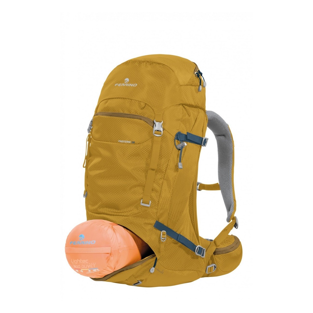 zaino finisterre 38 giallo ocra taglia 38l - 3