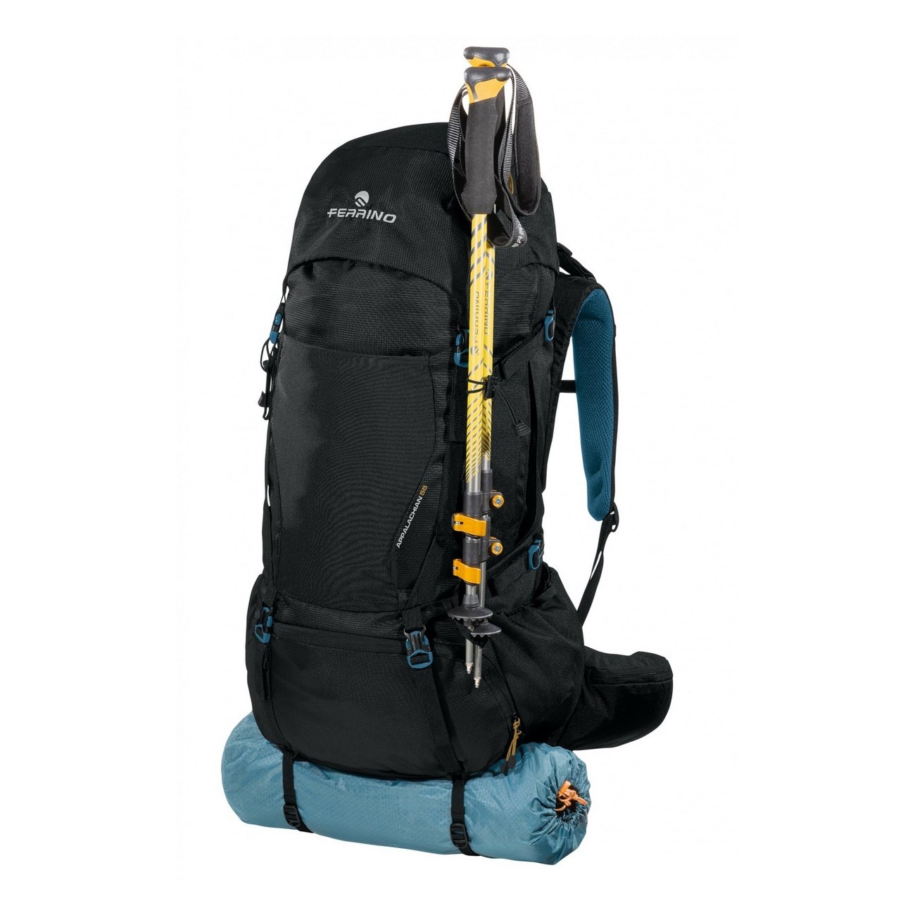 zaino appalachian 55 nero taglia 55l - 4