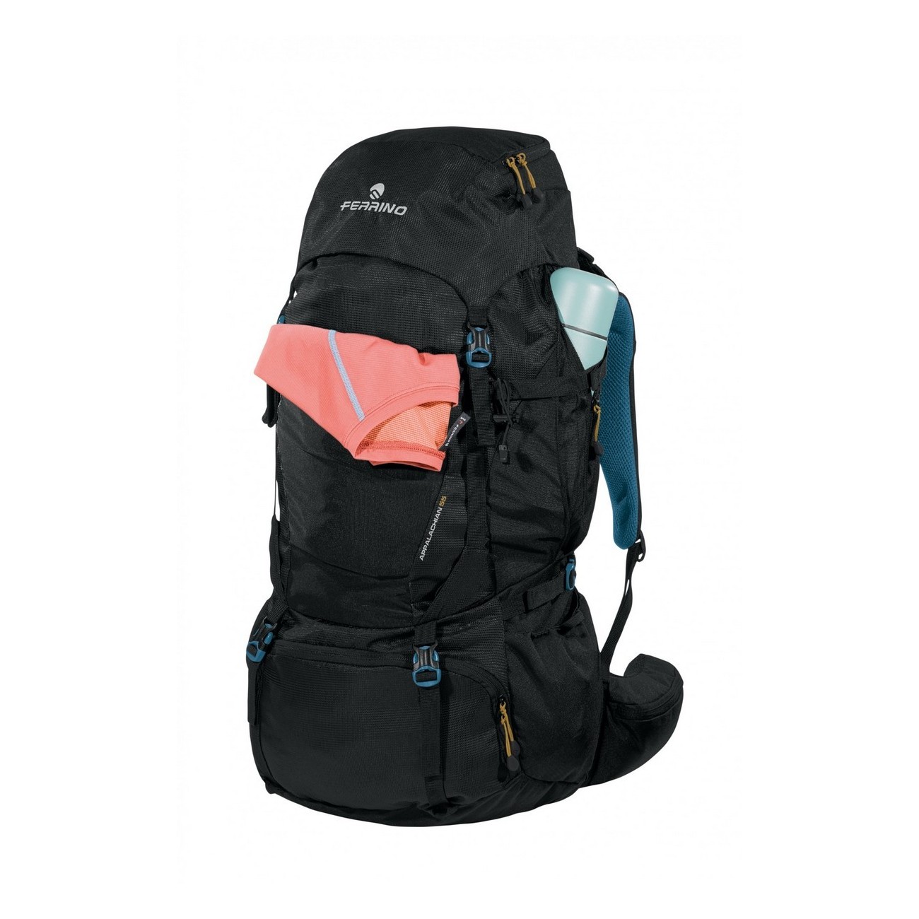 zaino appalachian 55 nero taglia 55l - 6