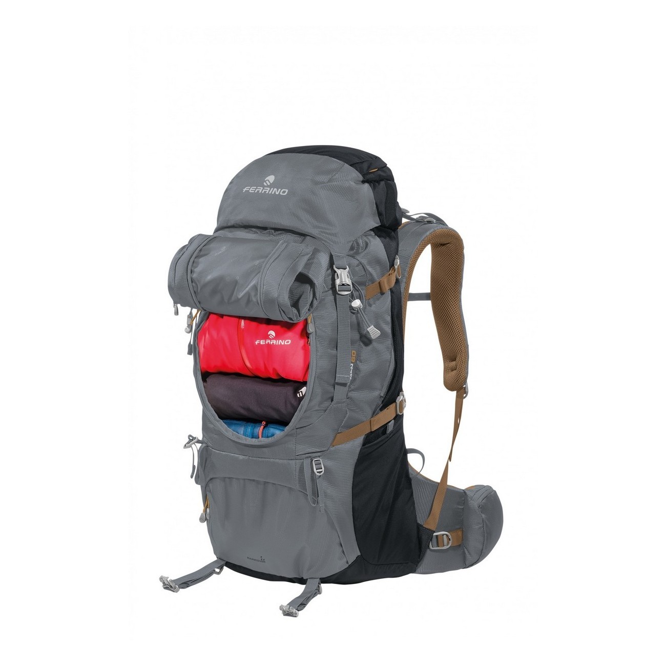 zaino transalp 60 grigio scuro taglia 60l - 3 - Zaini - 8014044980985