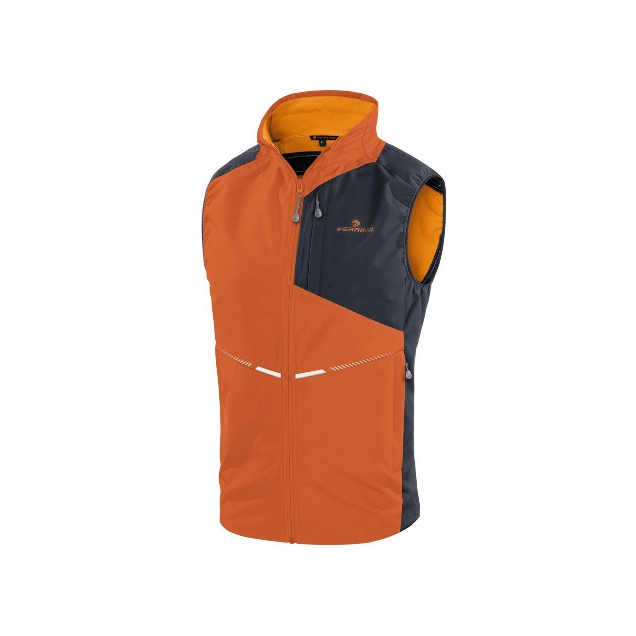 draa vest unisex warm orange taglia xs - 1