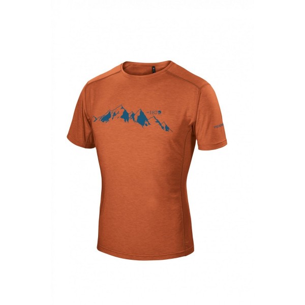 yoho t-shirt man dark orange taglia l - 1